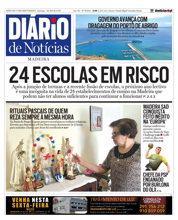 Edição do dia 1 Abril 2018 da pubicação Diário de Notícias