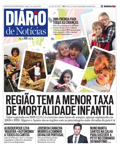 Edição do dia 1 Junho 2019 da pubicação Diário de Notícias