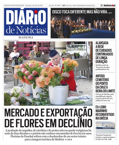 Edição do dia 2 Julho 2019 da pubicação Diário de Notícias