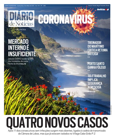 Edição do dia 6 Maio 2020 da pubicação DIÁRIO do Coronavírus