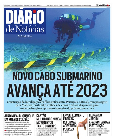 Edição do dia 12 Janeiro 2020 da pubicação Diário de Notícias