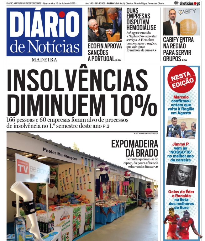 Edição do dia 13 Julho 2016 da pubicação Diário de Notícias