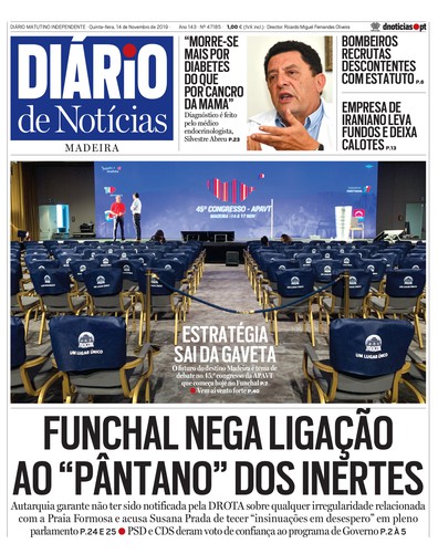 Edição do dia 14 Novembro 2019 da pubicação Diário de Notícias