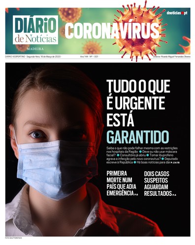 Edição do dia 16 Março 2020 da pubicação DIÁRIO do Coronavírus