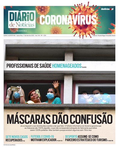 Edição do dia 17 Abril 2020 da pubicação DIÁRIO do Coronavírus