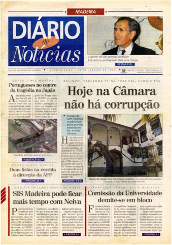 Edição do dia 18 Janeiro 1995 da pubicação Diário de Notícias