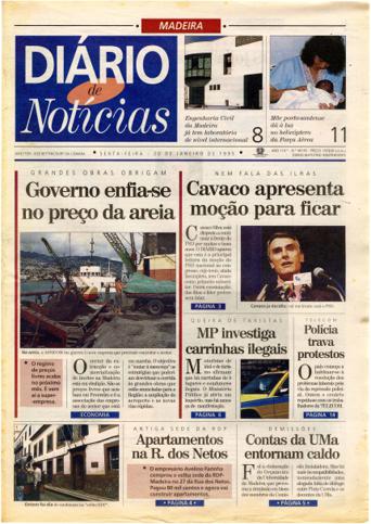 Edição do dia 20 Janeiro 1995 da pubicação Diário de Notícias