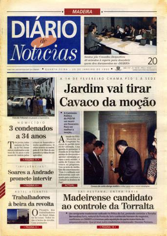 Edição do dia 25 Janeiro 1995 da pubicação Diário de Notícias