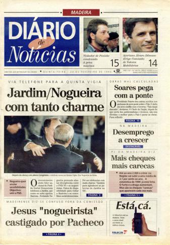 Edição do dia 23 Fevereiro 1995 da pubicação Diário de Notícias