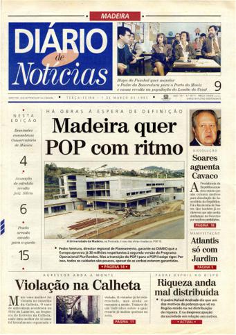 Edição do dia 7 Março 1995 da pubicação Diário de Notícias