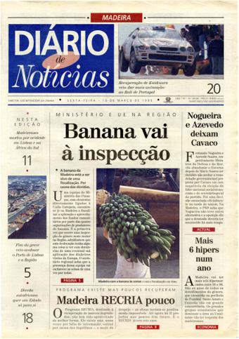 Edição do dia 10 Março 1995 da pubicação Diário de Notícias