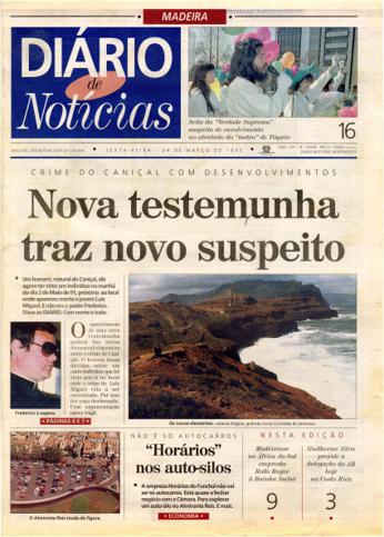 Edição do dia 24 Março 1995 da pubicação Diário de Notícias