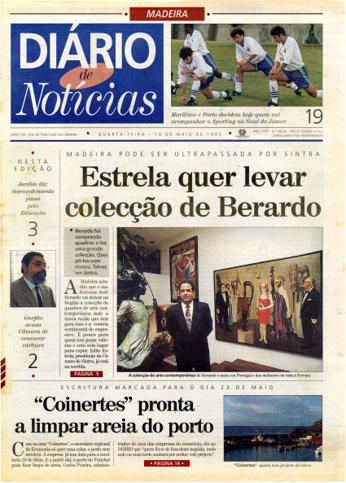 Edição do dia 10 Maio 1995 da pubicação Diário de Notícias