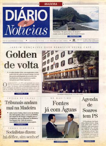 Edição do dia 17 Maio 1995 da pubicação Diário de Notícias