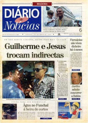 Edição do dia 27 Maio 1995 da pubicação Diário de Notícias