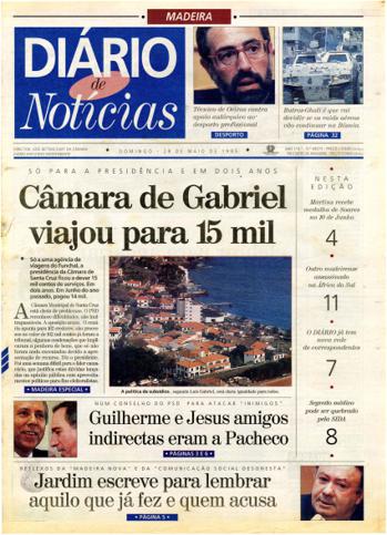 Edição do dia 28 Maio 1995 da pubicação Diário de Notícias