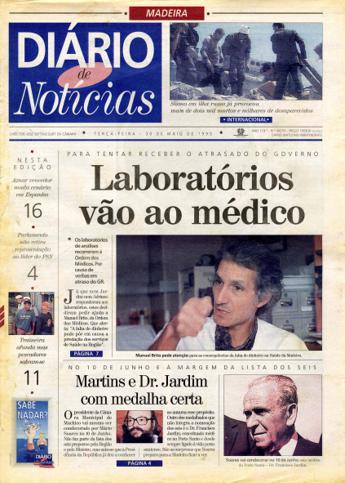 Edição do dia 30 Maio 1995 da pubicação Diário de Notícias