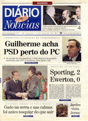 Edição do dia 11 Junho 1995 da pubicação Diário de Notícias