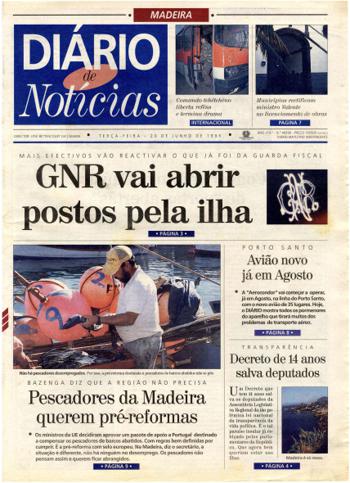 Edição do dia 20 Junho 1995 da pubicação Diário de Notícias