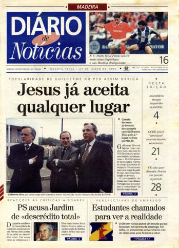 Edição do dia 21 Junho 1995 da pubicação Diário de Notícias