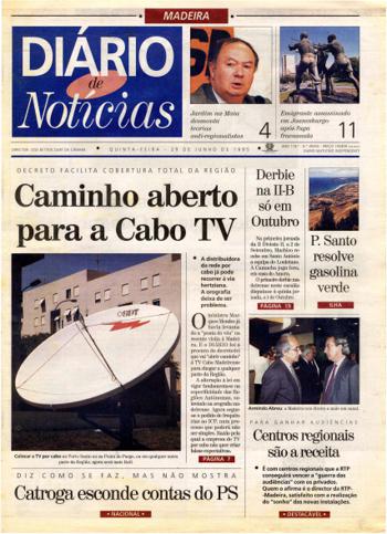Edição do dia 29 Junho 1995 da pubicação Diário de Notícias