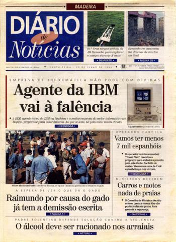 Edição do dia 30 Junho 1995 da pubicação Diário de Notícias