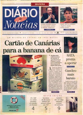 Edição do dia 12 Julho 1995 da pubicação Diário de Notícias