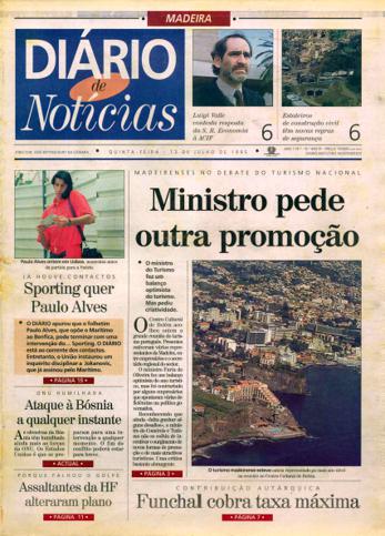 Edição do dia 13 Julho 1995 da pubicação Diário de Notícias