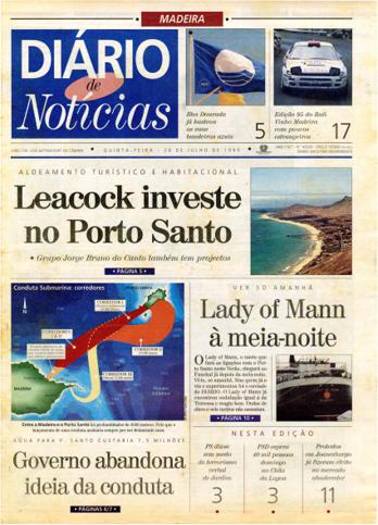 Edição do dia 20 Julho 1995 da pubicação Diário de Notícias