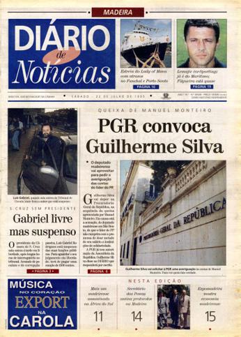 Edição do dia 22 Julho 1995 da pubicação Diário de Notícias
