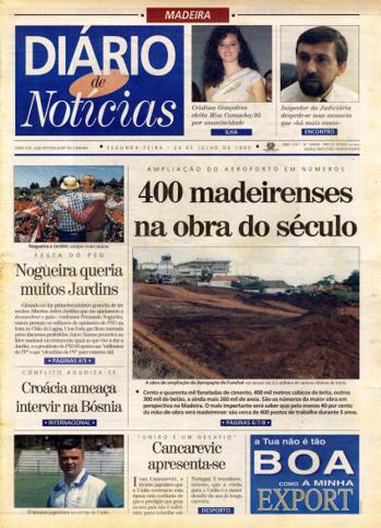 Edição do dia 24 Julho 1995 da pubicação Diário de Notícias