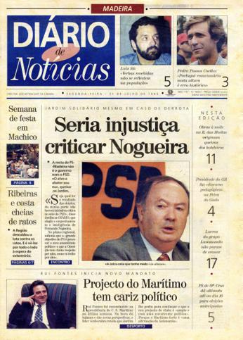 Edição do dia 31 Julho 1995 da pubicação Diário de Notícias