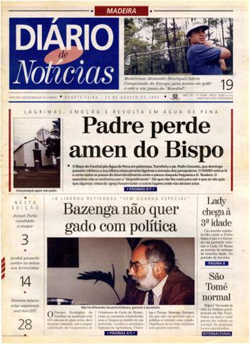 Edição do dia 23 Agosto 1995 da pubicação Diário de Notícias