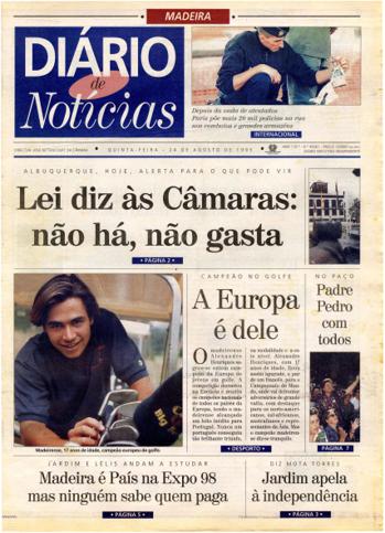 Edição do dia 24 Agosto 1995 da pubicação Diário de Notícias
