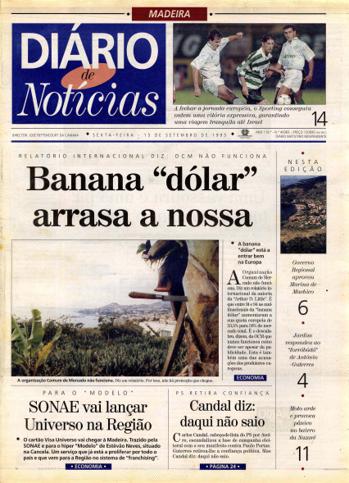 Edição do dia 15 Setembro 1995 da pubicação Diário de Notícias