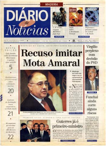 Edição do dia 29 Outubro 1995 da pubicação Diário de Notícias