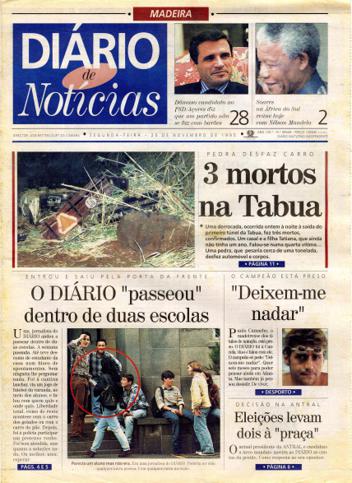 Edição do dia 20 Novembro 1995 da pubicação Diário de Notícias