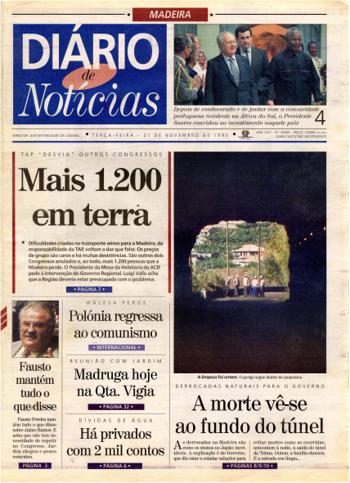 Edição do dia 21 Novembro 1995 da pubicação Diário de Notícias