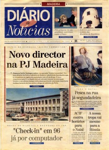 Edição do dia 1 Dezembro 1995 da pubicação Diário de Notícias