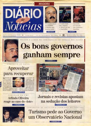 Edição do dia 10 Dezembro 1995 da pubicação Diário de Notícias