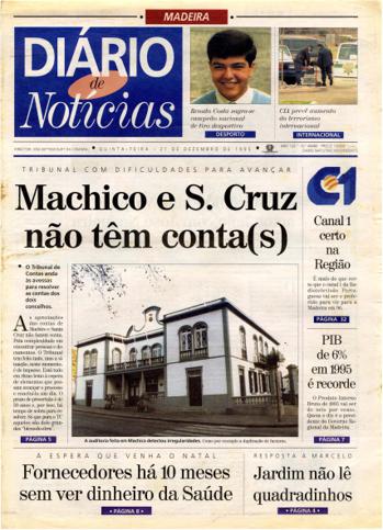 Edição do dia 21 Dezembro 1995 da pubicação Diário de Notícias