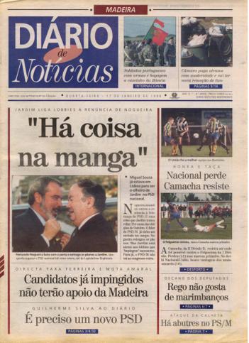 Edição do dia 17 Janeiro 1996 da pubicação Diário de Notícias