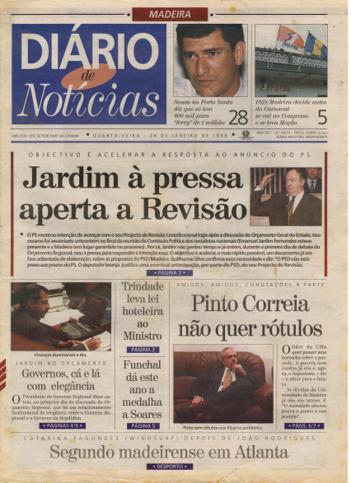 Edição do dia 24 Janeiro 1996 da pubicação Diário de Notícias