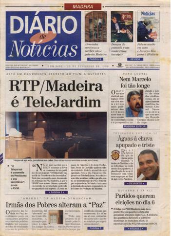 Edição do dia 25 Fevereiro 1996 da pubicação Diário de Notícias