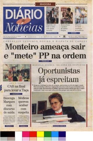 Edição do dia 3 Março 1996 da pubicação Diário de Notícias