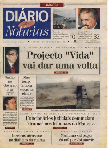 Edição do dia 23 Março 1996 da pubicação Diário de Notícias
