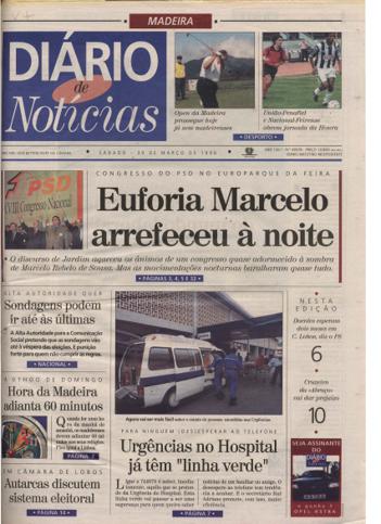 Edição do dia 30 Março 1996 da pubicação Diário de Notícias