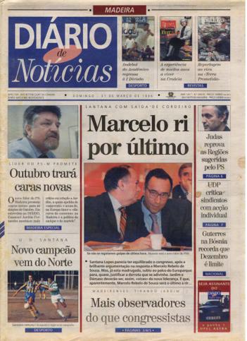 Edição do dia 31 Março 1996 da pubicação Diário de Notícias