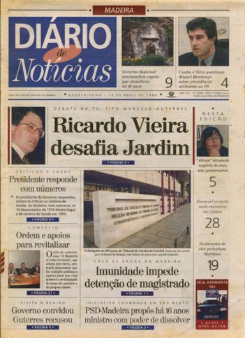 Edição do dia 10 Abril 1996 da pubicação Diário de Notícias