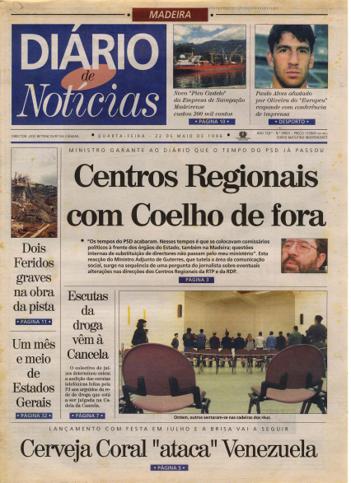 Edição do dia 22 Maio 1996 da pubicação Diário de Notícias